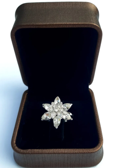 flower shape ring